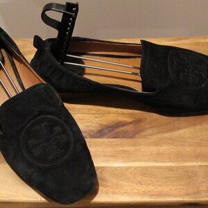 Tory Burch Leigh 15MM Perfect Black Elastic Loafer - Sz 8.5